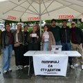 Akcija „Studenti pobeđuju” održana i u Lazarevcu: štand kod Rudarske česme