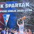 Subotica dočekala šampione – košarkaše kluba „Spartak” koji su osvojili titulu prvaka Srbije