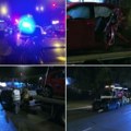Prve slike sa mesta udesa kod sajma Teže povređeno 5 mladih, vozila havarisana, vatrogasci ih sekli da dođu do ljudi (foto)