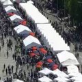 Novi šatori ispred Skupštine Srbije, ali i stolovi i stolice; Iz Pionirskog parka se oglasio student Miloš Pavlović: "Mnogo…