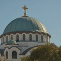 Pojas Bogorodice, koji se čuva u Vatopedu, na čelu Spasovdanske litije