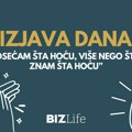 Izjava dana: „Osećam šta hoću, više nego što znam šta hoću“