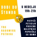 Kreni-promeni poziva sugrađane na štand u nedelju