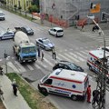 Saobraćajna nezgoda kod bivšeg SDK: sudar kamiona i putničkog vozila