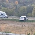 Teška saobraćajna nesreća kod Užica: Sudarili se kombi i automobil (Foto)