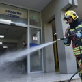 Пожар на Ургентном центру у Београду: Ватрогасци одмах реаговали