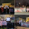 Studenti se okupili ispred Predsedništva dok se Vučić obraća: Za sada nema blokade ulice.