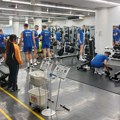 Odbojkaši Srbije odradili trening u teretani uoči kvalifikacionih mečeva za Olimpijske igre