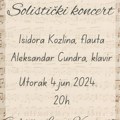 Solistički koncert Isidore Kozline: Poziv na veče klasične muzike