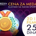 Cena za medalju u utorak u Areni Cineplex