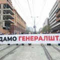 Protest ispred Generalštaba: Studenti u blokadi protiv usvojenog leks specijalisa