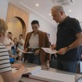 Đilas, Tepić i Ponoš potpisali listu Evropska Srbija na stranačkim štandovima u Beogradu