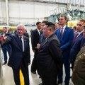 Rusku fabriku vojnih aviona posetio Kim Džong Un severnokorejski lider