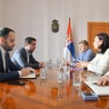 Radni sastanak sa ministrom spoljne i unutrašnje trgovine Tomislavom Momirovićem u Vladi Republike Srbije