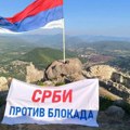 Srbi sa KiM poslali jasnu poruku: „Srbi protiv blokada“ (video)