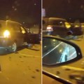Pojavio se snimak sa mesta nesreće na Mostu na Adi! Dva automobila potpuno zgužvana, povređeni hitno prevezeni na VMA