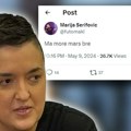 "Ti si jedina lezbijka koju podržavam" Marija Šerifović dobila ovaj komentar, a njen odgovor je potpuni hit