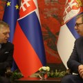 "Srbi i Slovaci: - braća zauvek" Vučić se susreo i sa premijerom Slovačke Robertom Ficom u Moskvi (video)