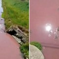 Mrežama kruži snimak reke Jadar: Otkriveno šta je uzrok crvene boje (Video)