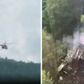 Nema preživelih u padu aviona u Rusiji: Na mestu nesreće samo olupina u plamenu (Video)