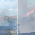 Gori jug Srbije - prvi snimci sa lica mesta: Vatra guta sve pred sobom, dim prekrio nebo (Video)
