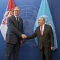 Vučić se sastao sa Guterešom u Njujorku: Srbija pruža podršku globalnim inicijativama UN