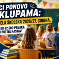 Počela nova školska godina: U klupe se vraća 770.000 učenika, među njima više od 62.500 prvaka