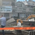 Sanira se šteta nakon urušavanja potpornog zida u Vojvode Vlahovića, VJT ispituje da li je investitor poštovao procedure