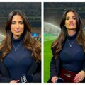 VIDEO Italijansku novinarku iznenadile prskalice: Pogledajte kako je reagovala bivša misica u tom trenutku