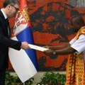 ''Srdačan i prijateljski razgovor'' Vučić sa novoimenovanim ambasadorom Gane u Srbiji (foto)