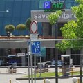 Studenti u blokadi protestuju ispred Sava centra gde se održava prvi sastanak o izložbi Ekspo