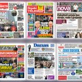 Naslovne strane sutrašnjih novina: Prelistavanje štampe za sredu, 24. septembar 2025. godine