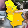 RHMZ objavio mapu opasnosti! U isto vreme na istom mestu na Srbiju će se sručiti 4 opasne pojave! Stižu jake nepogode…