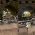 VIDEO: Mladići u Katoličkoj porti skakali sa fontane u vodu