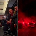 Košarkaši partizana uključili kamere u autobusu: Grobari "zapalili" put, a Željko Obradović traži jedno!