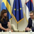 Vučić na sastanku sa švedskom ambasadorkom: Nadam se da će još više kompanija iz Švedske investirati u Srbiju