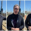 Vučić obišao radove budućeg Nacionalnog stadiona: „Kasnimo, ali će biti najlepši u Evropi“
