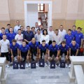 Prijem za članove reprezentacije gluvih Rusije u futsalu