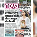 „Nova“ piše: „Vrhu crkve mnogo bliža vlast nego studenti“