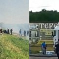 (Uznemirujuće) Dramatični snimci iz Rusije nakon napada: Ljudi kamenicama gađaju dronove, a onda jaka eksplozija