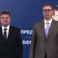 Predsednik Srbije sa specijalnim izaslanikom EU Vučić se sastao sa Miroslavom Lajčakom u Beogradu