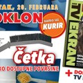 Uz Kurir u petak, 20. februara – TV ekran i četka za teško dostupne površine!