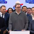 Vučić nakon objavljivanja preliminarnih rezultata: "Pobedili smo i u Vojvodini i u Beogradu"