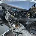 Saobraćajna nesreća kod Užica: Automobili zgužvani, samo čudom nema teže povređenih
