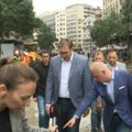 (VIDEO) „Trg se radi jednom za nekoliko vekova“: Kako su Vesić i Vučić govorili o Trgu republike
