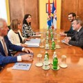 Maja Gojković sa ambasadorom aparisiom Povezivanje i saradnja kulturnih institucija Srbije i Španije