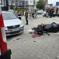 Saobraćajna nesreća u Novom Pazaru: Povrijeđeni motociklista hitno prebačen u bolnicu