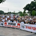 U Nišu se protest "Srbija protiv nasilja" nastavlja