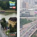 Kiša pravi gužve jutros po Beogradu, na mostovima sve mili! Ali se i kreće bez zastoja (foto)