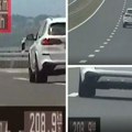 ”Leteo” je na drumu, ali, presretač ga je sustigao „BMW“ kod Valjeva išao 208,9 kilometara na čas (video)